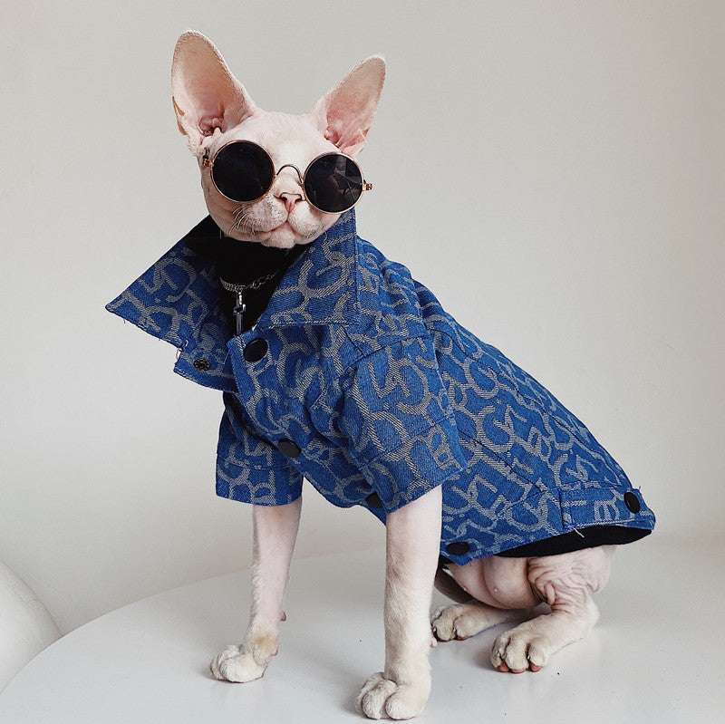 Devon Abikonis Denim Pet Jacket