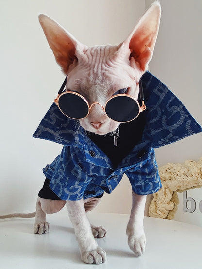 Devon Abikonis Denim Pet Jacket