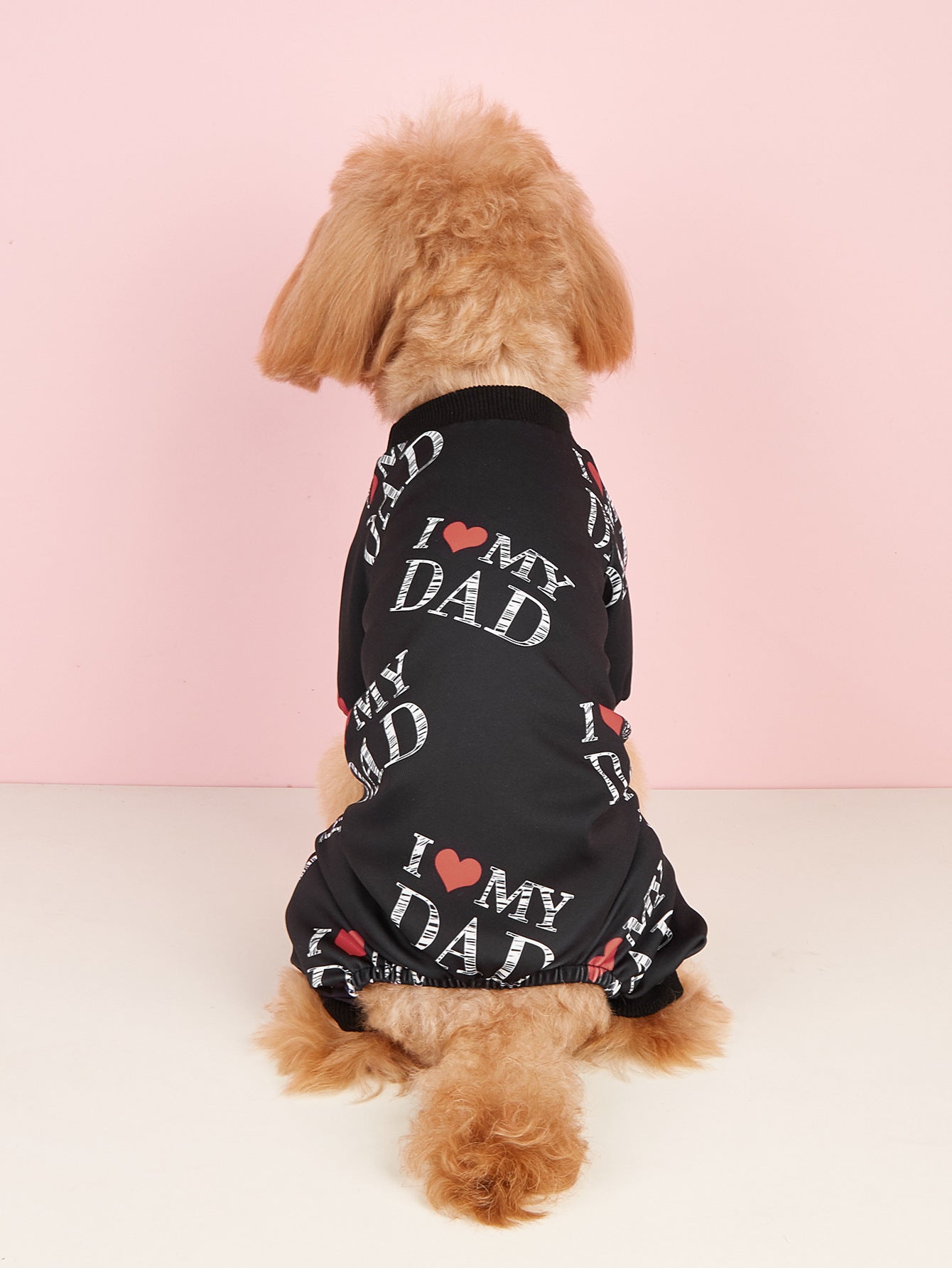 I Love Mom / I Love Dad Onesie PJ's For Dogs And Cats