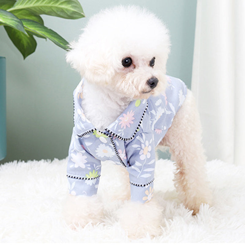 French Small Incense Style Pet Pajamas