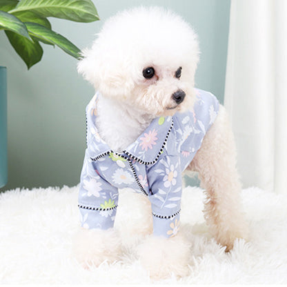 French Small Incense Style Pet Pajamas