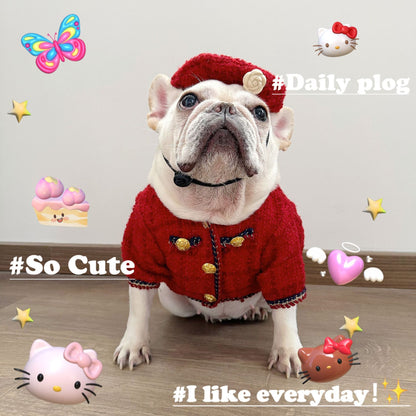 Classic Pet Style Jarre Aero Outfit For Dogs And Cats Winter, Fall