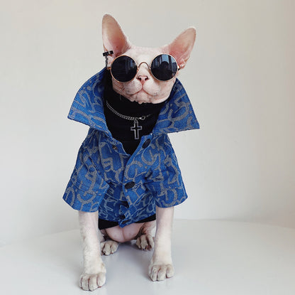 Devon Abikonis Denim Pet Jacket