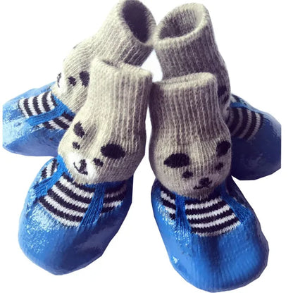 Best Waterproof Dog & Cat Socks With Non - Skid Soles