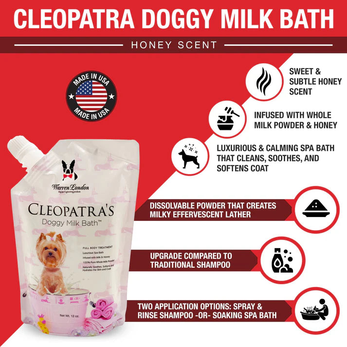 Cleopatra's Doggy Milk Bath by Warren London