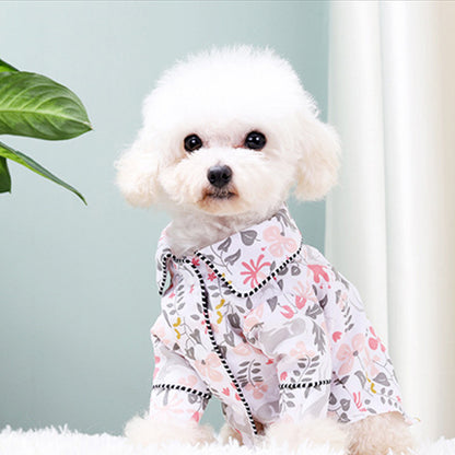 French Small Incense Style Pet Pajamas